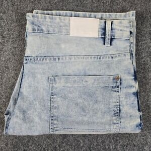 Southpole Denim Shorts Acid Wash Slim Fit‎ Casual Fashionable Mens Size 38